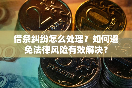 北京借条纠纷怎么处理？如何避免法律风险有效解决？