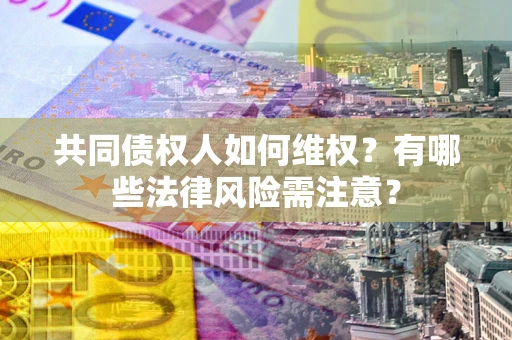 北京共同债权人如何维权？有哪些法律风险需注意？