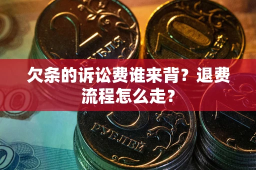 北京欠条的诉讼费谁来背？退费流程怎么走？